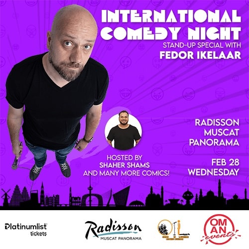 International Comedy Night with Fedor Iklaar